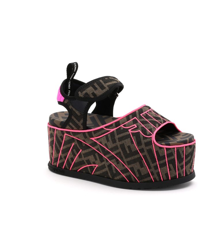 حذاء Platform wedges من فندي