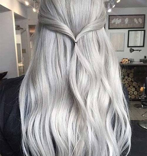 اشقر بلاتيني رمادي