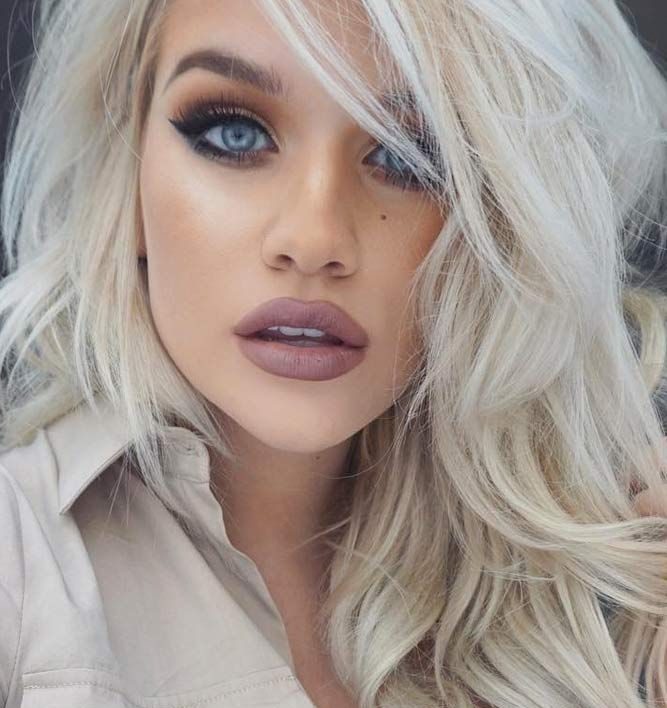 اشقر بلاتيني رمادي