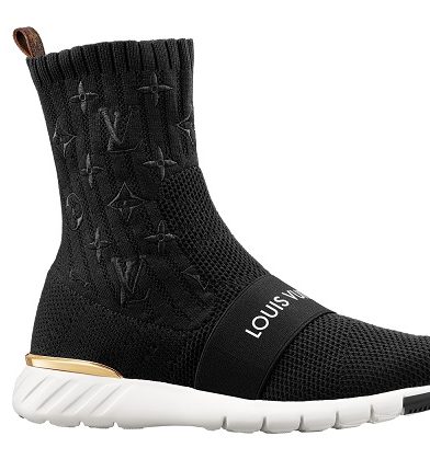 الحذاء الرياضي باسلوب الجوارب من لويس فويتون كروز 2018